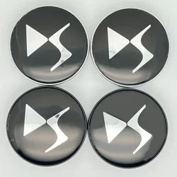 4PCS/Lot 60MM  Car Wheel Center Caps for DS Racing  WHEEL Emblem Logo Car Dust CoverStyling