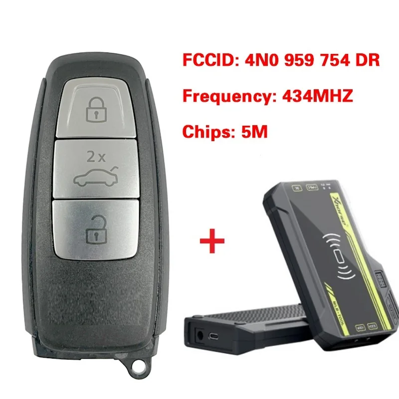 CNP201 Xhorse VVDI MLB-Tool Can Add Key For VW For Audi With OEM 5M Chip Remote 433mhz Key