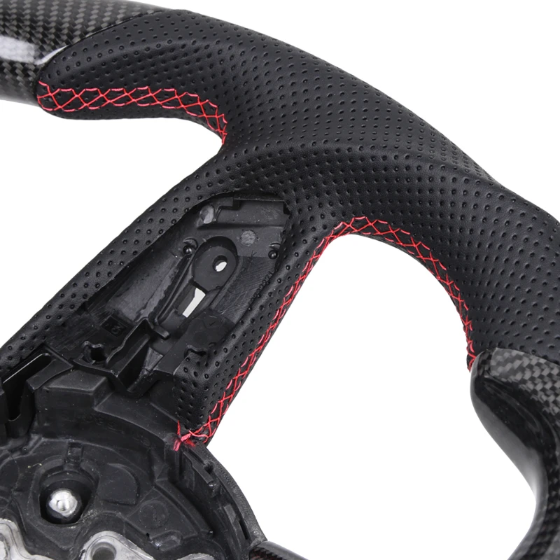 Real Carbon Fiber Sports Steering Wheel for Auto Interior Modification and Replacement Parts - view 3
