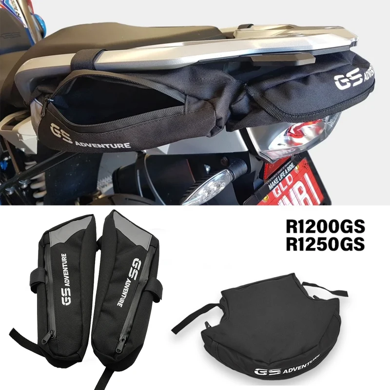 

Боковые карманы R 1200 GS для BMW R1250GS R 1250 GS Приключения R1200GS LC багажная стойка Боковая Сумка Водонепроницаемые задние сумки аксессуары