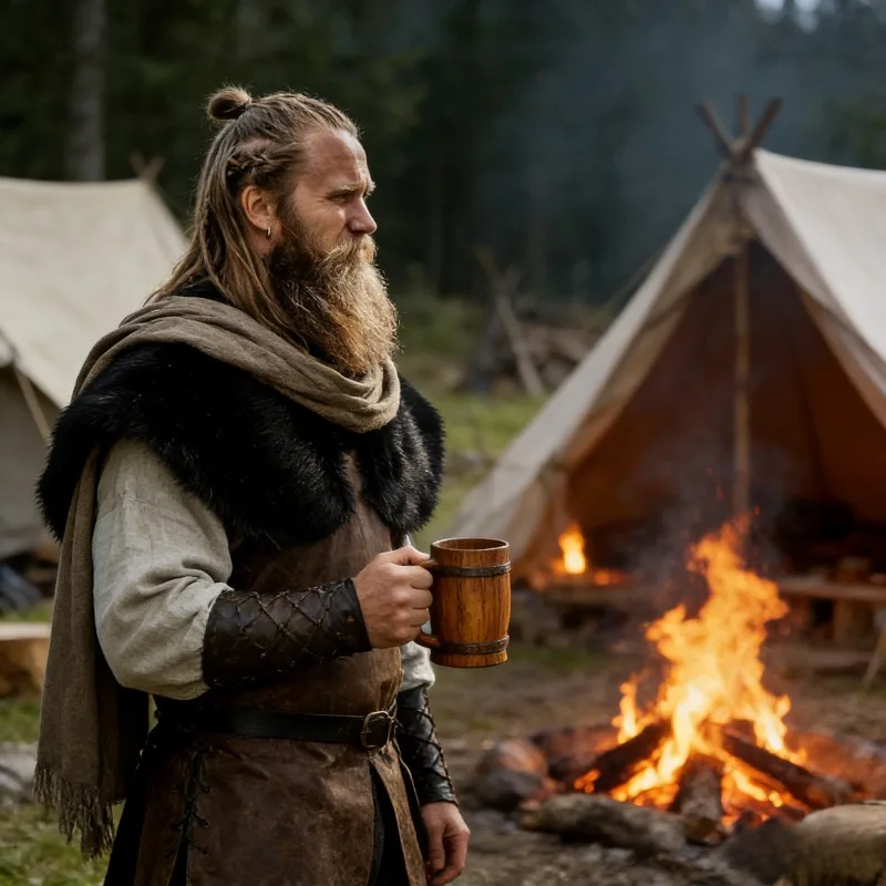 

Viking Fur Cloak Medieval Cosplay Costume Unisex Fur Shawl Renaissance Shoulder Cape