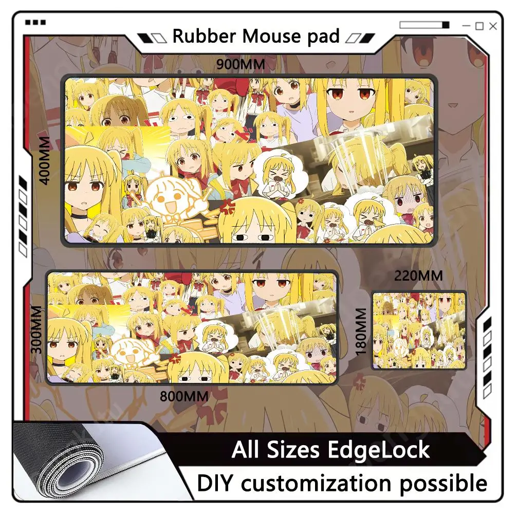 Bocchi The Rock Mouse Desk accessories Pad Fashion Valorant PC gamers Non-Slip Rubber Holiday gifts Edge locking Mousemat