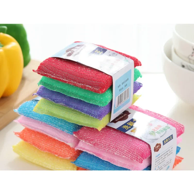 

Household daily use haberdashery sponge, 20-piece kitchen scouring pad, dishwashing cleaning cloth