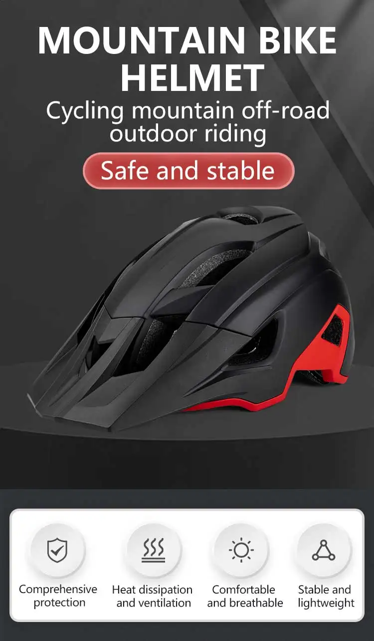 East inears neuer fahrrad helm für Erwachsene mtb ultraleichter Outdoor-Sport helm für Herren und Damen Skateboard-Mountainbike-Helm – Detail 1