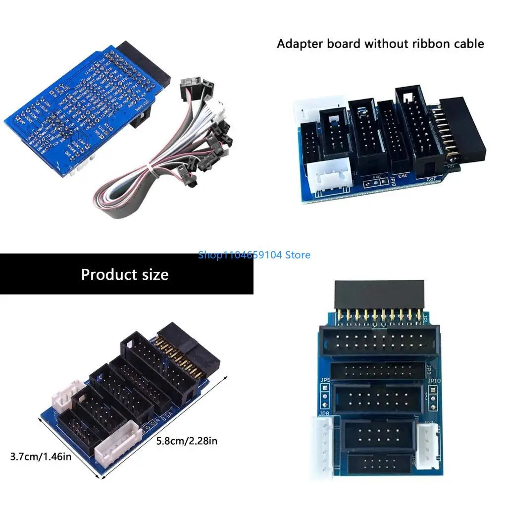 

Compactly JTAG to SWD Adapter Board 7Wire Highly speed Integrity Design