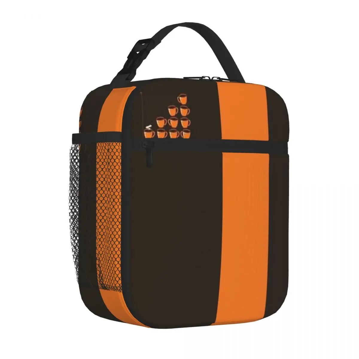 Bestselling Coffee Happiness Graph By Tobe Fonseca Hip Hop Reusable Lunch Bag Pet Snack Carry Insulated Lunch Bag