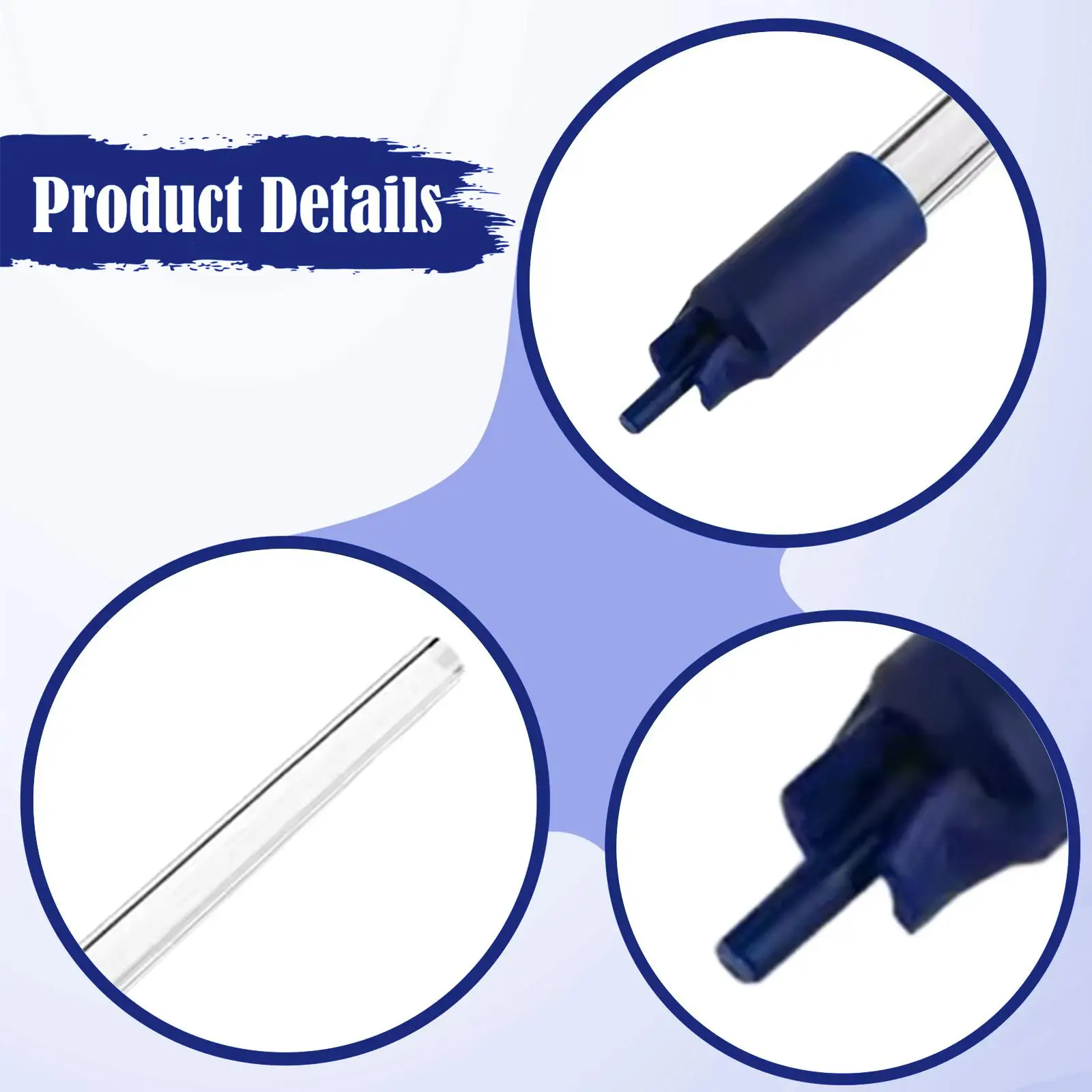 Clear Home Brew Bottling System Spring Filler Precise Shut Off Wand for Beer Wine Bottle Filling at Home