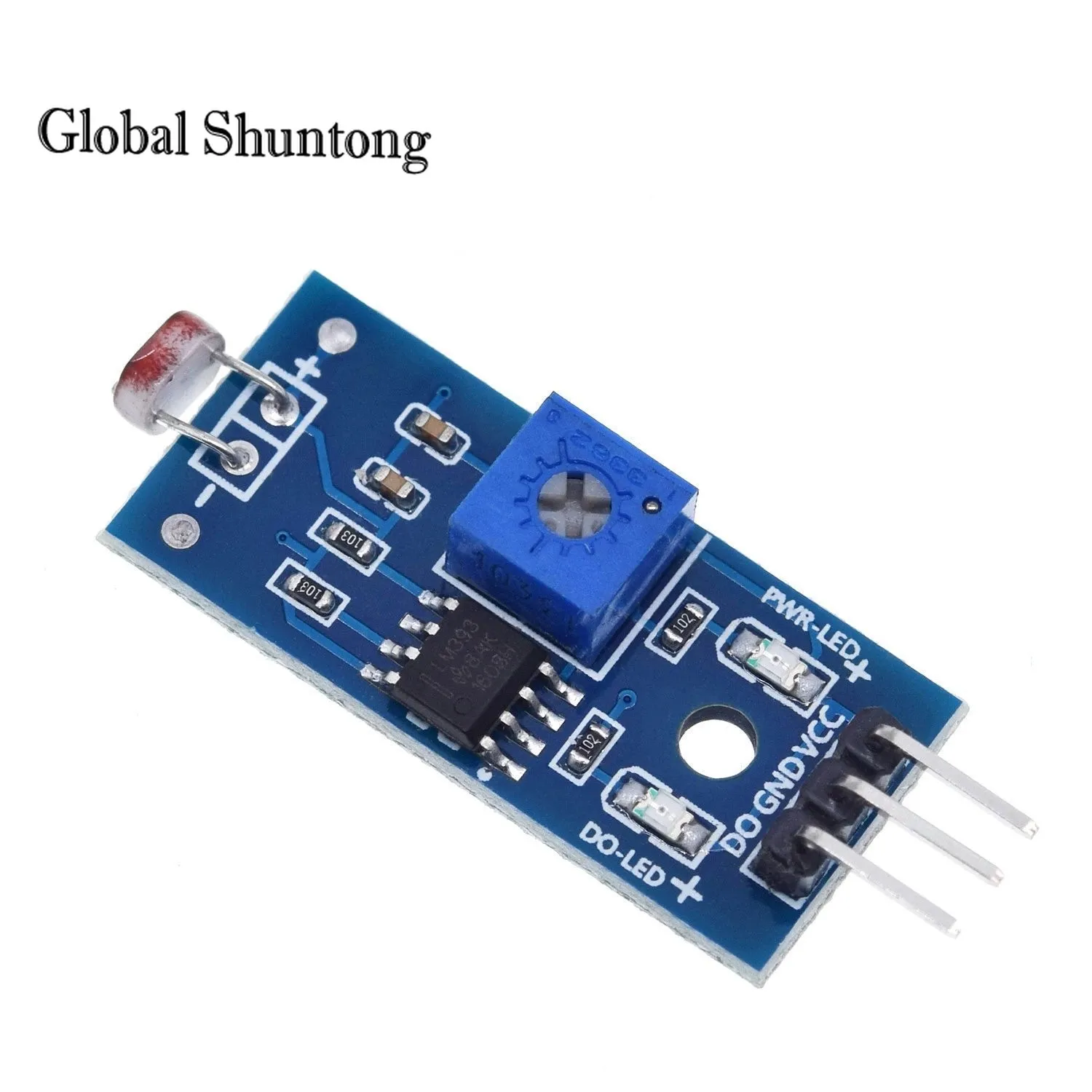 10PCS LM393 Photoresistance Photosensitive Sensor Module Detection Photoresistor Light Sensor Module Light sensing kit 3-wire