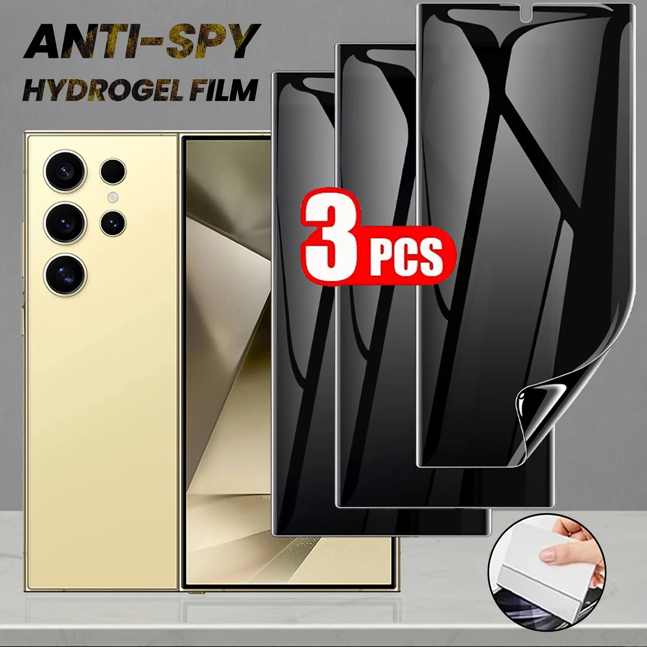 3Pcs Privacy Hydrogel for Samsung Galaxy A15 A16 A56 A36 A17 A14 A25 A24 A55 A53 A52 A57 A37 A34 A35 Screen Protector Film