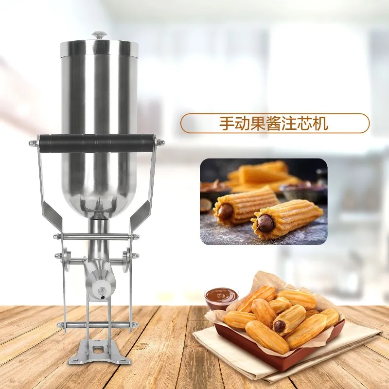 Stainless steel core injection machine Jam household commercial core injection machine Manual biscuit Latin fruit bread