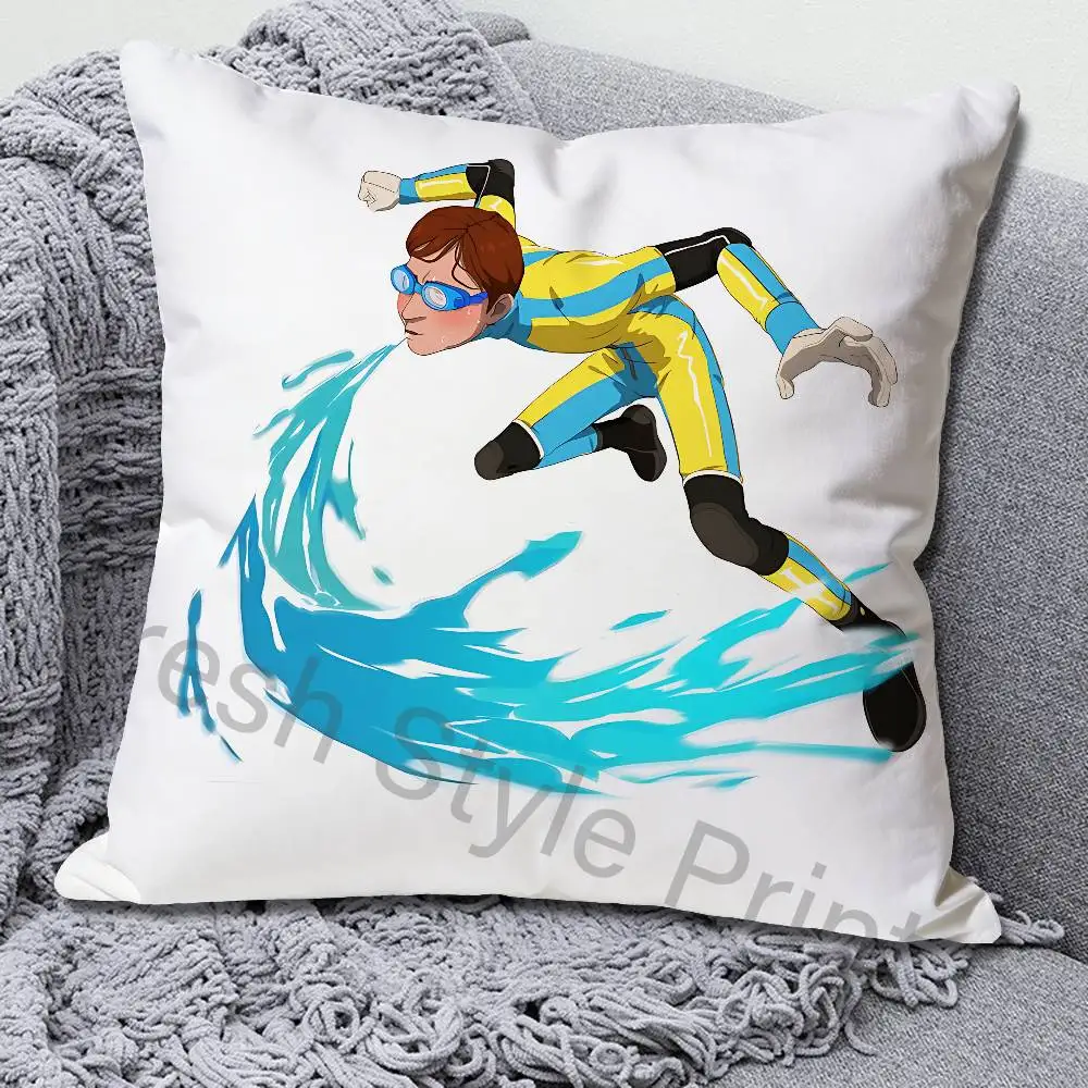 W-Waterboy D-Dispatch Anime Celebrity Merchandise All-Match Printed Pillow Case Sofa Car Office Room Decoration Protector
