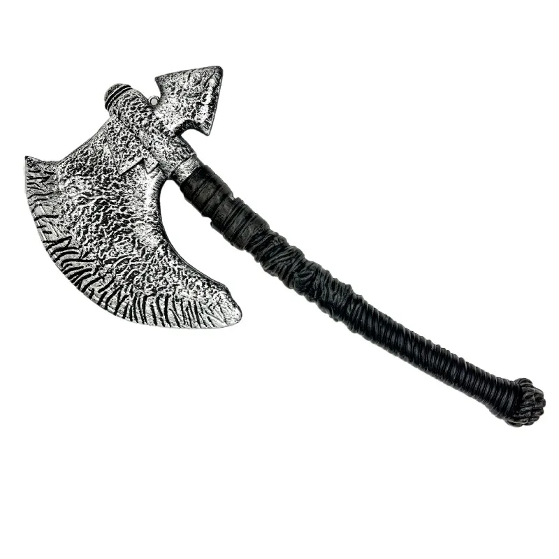 Hacha pirata de 46m/18,11 pulgadas, plástico, periféricos de animé, modelo de accesorios, suministros para fiesta de Halloween, juguetes coleccionables para exhibición de escritorio