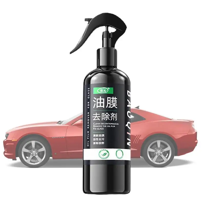 

Car Glass Oil Film Remover Auto Oil Film Cleaning Spray Glass Film Removal Safe And Effective Car Oil Film Cleaner Spray Works