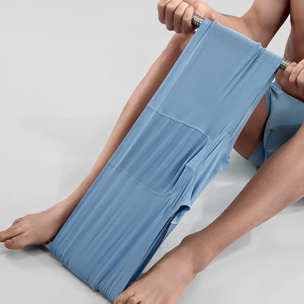 

Men Boxer Short Underwear Seamless Plus Size Trunks Underwear Panties Solid Bulge Pouch Boxer Shorts Underpant