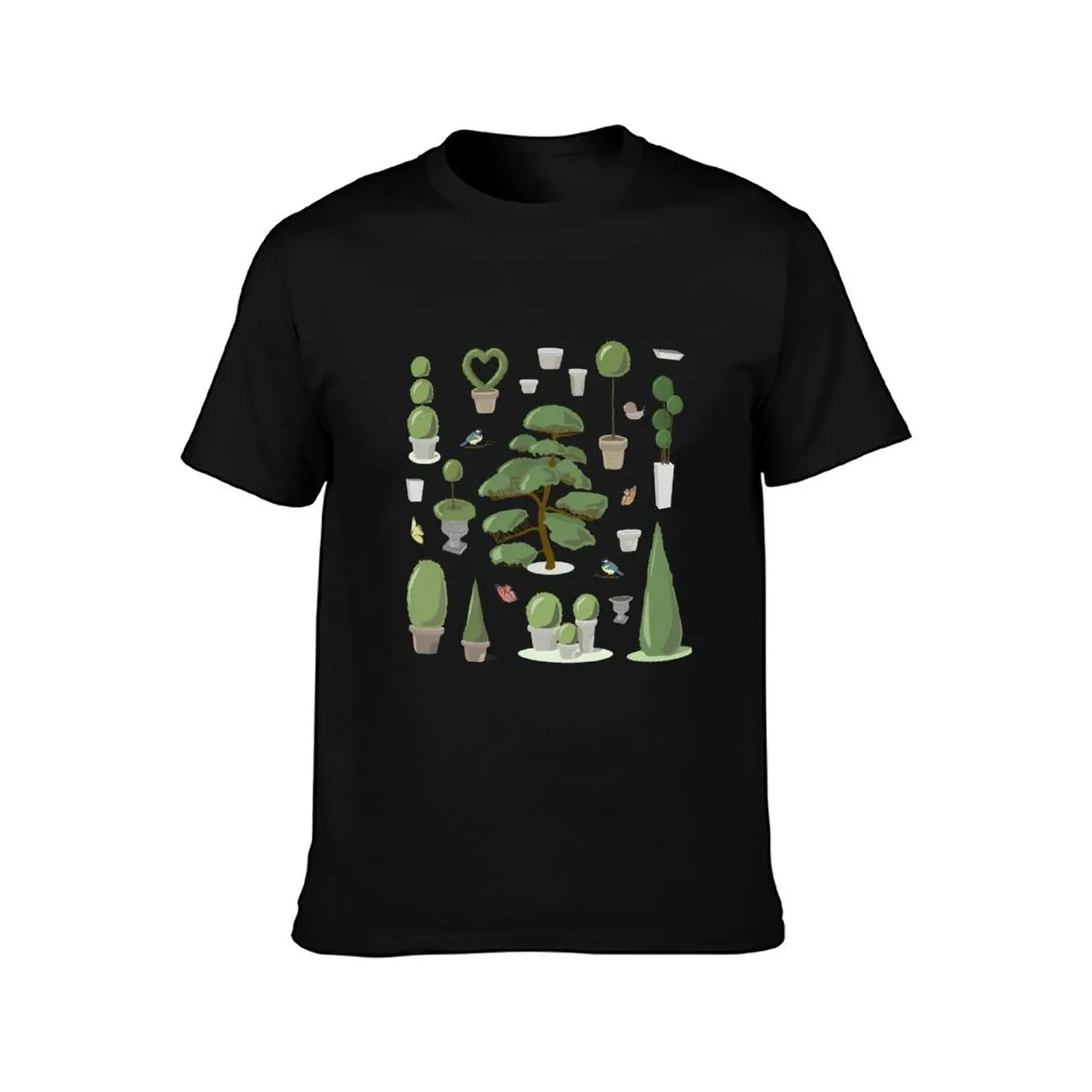 topiary haircut T-Shirt vintage graphic tee customizeds men clothings