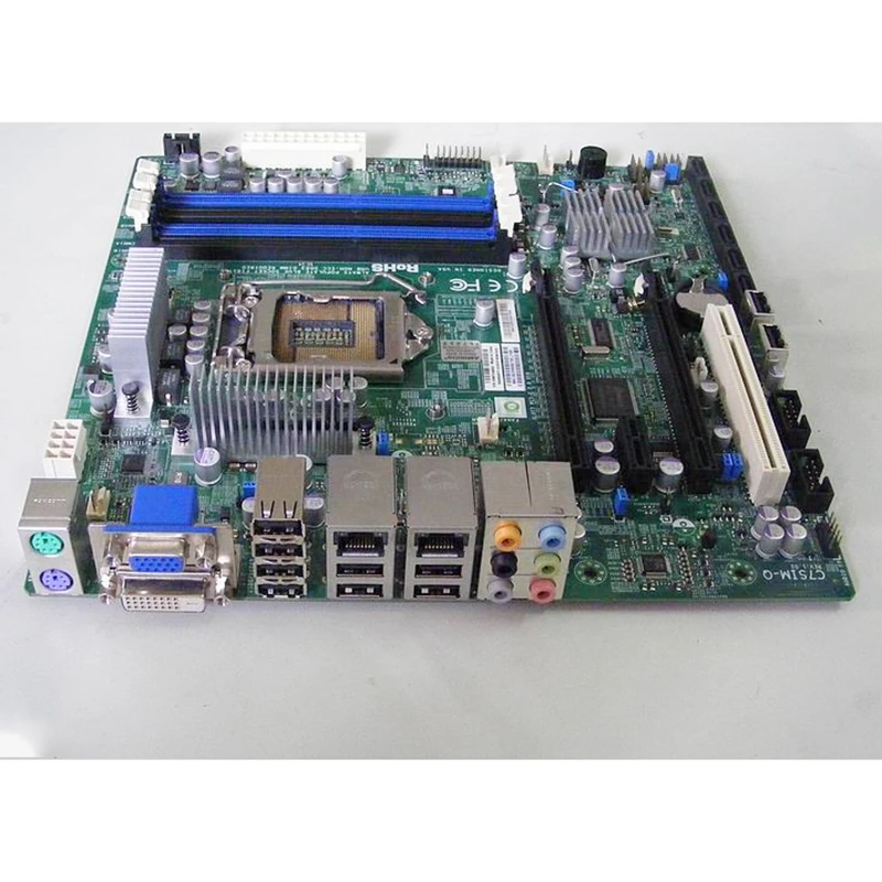 Imagem -03 - Placa-mãe para Supermicro C7sim-q 1156 Mainboard Alta Qualidade Navio Rápido