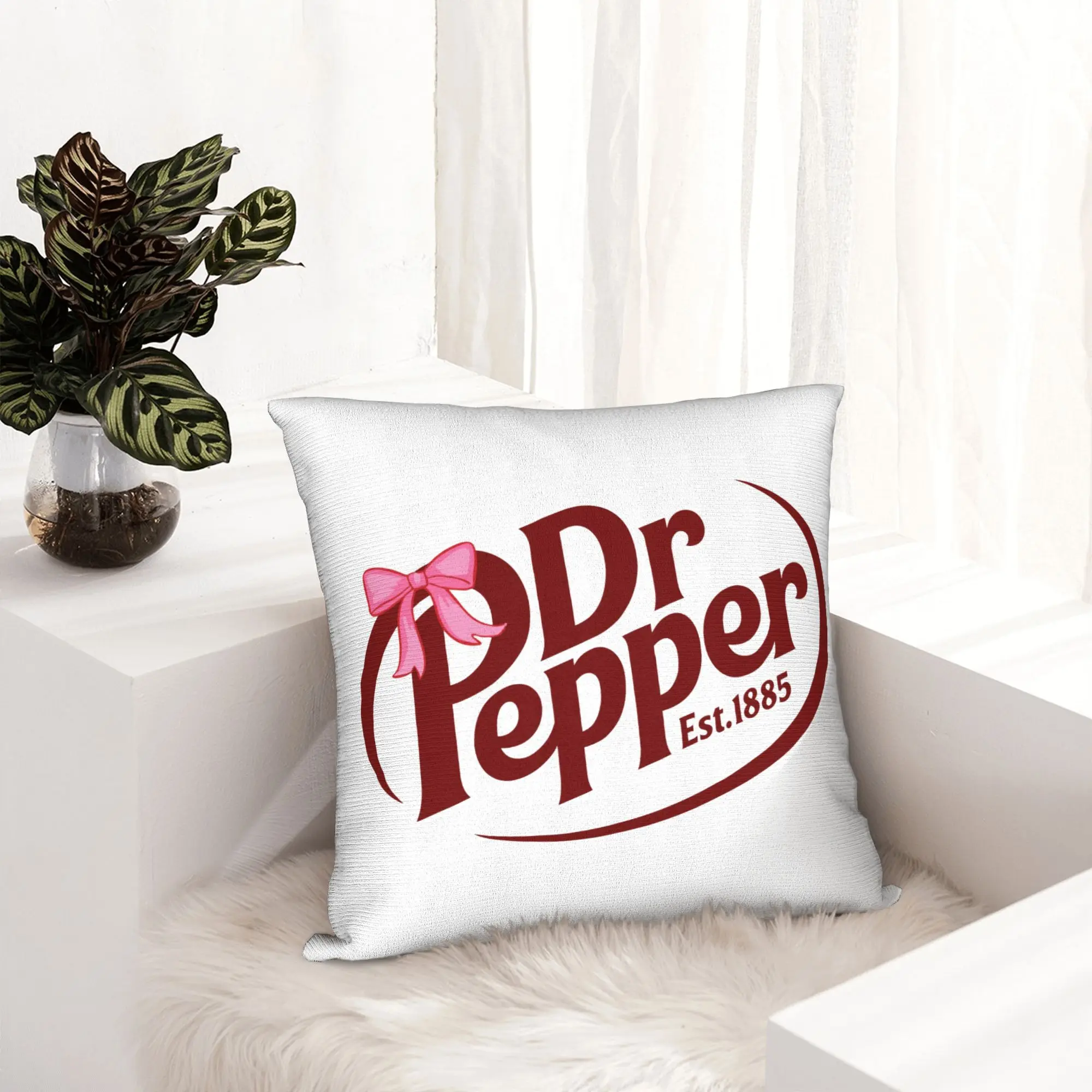 Unique Peppers Print Nordic Pillow Cover Home Decorative Vintage Dr. Soda Est Cushion
