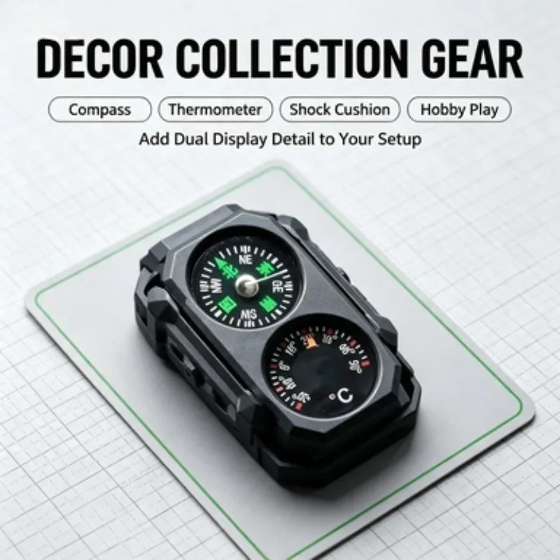 Balanced Fastening Elasticity Nylon Compass Thermometer Decor Base Fit Long Gun Hobby Simulation Model Gear