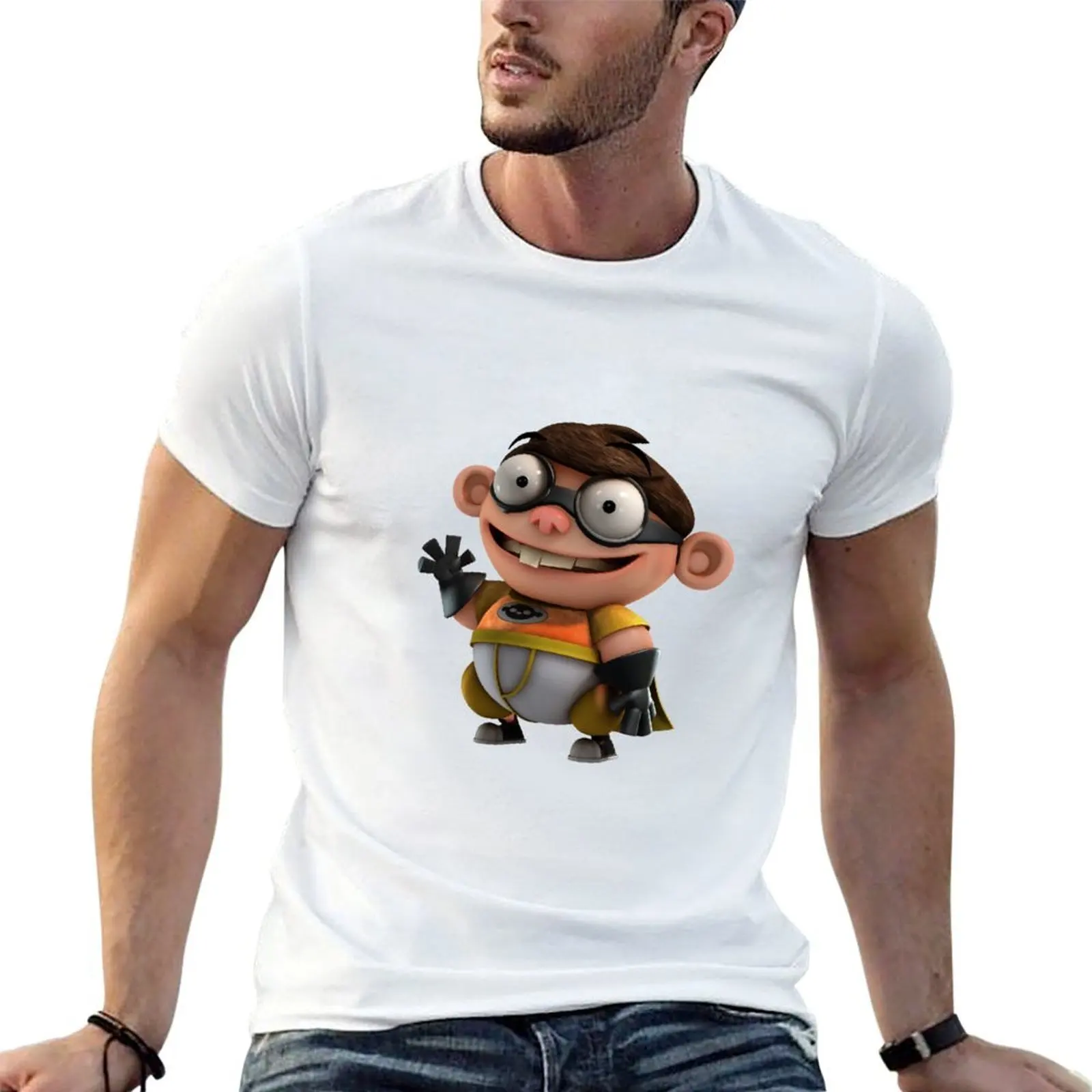 

Fanboy and Chum Chum T-Shirt man t shirt heavy cotton anime tshirt T-Shirt