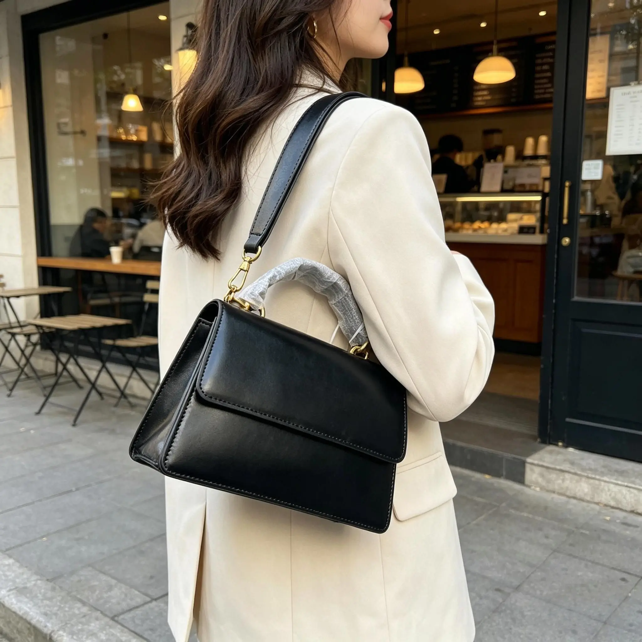 

New Top Handle Shoulder Crossbody Handbag, Versatile Casual Purse, Everyday Essential Bag for Women Luxury handbags