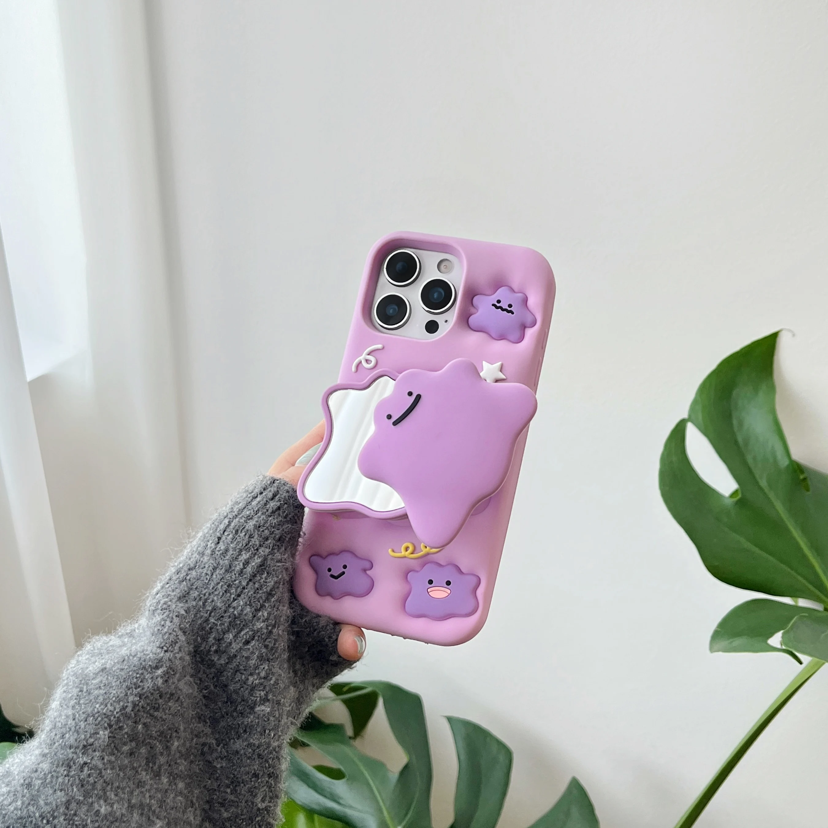 Nowy Design 2025 dla iPhone'a 17, 17 Pro, 17 Pro Max, Urocze, Miękkie, Silikonowe, Odporne na Wstrząsy Etui Ochronne z Kreskówkowym Motywem, Obudowa na Telefon — zdjęcie produktu 3