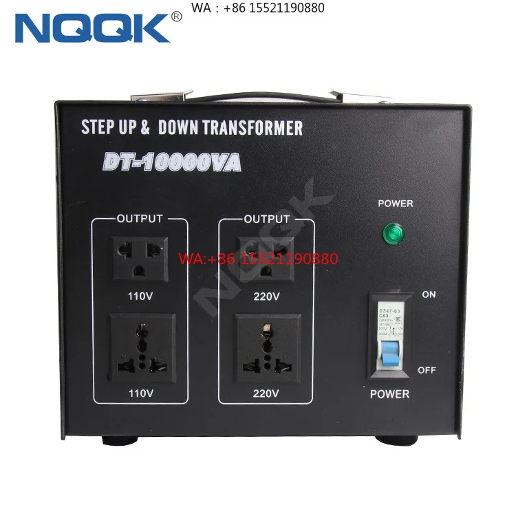 Voltage Converter 110v Transformer to 220v DT-10000VA 10000W 110V to 220V