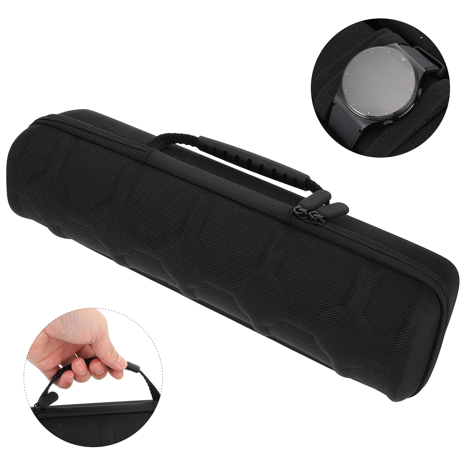 

EVA Box Black Protective Case Organizer Holder Container Bag Watch Storage Bag Anti fall Watch Box EVA Cases Jewelry Storage