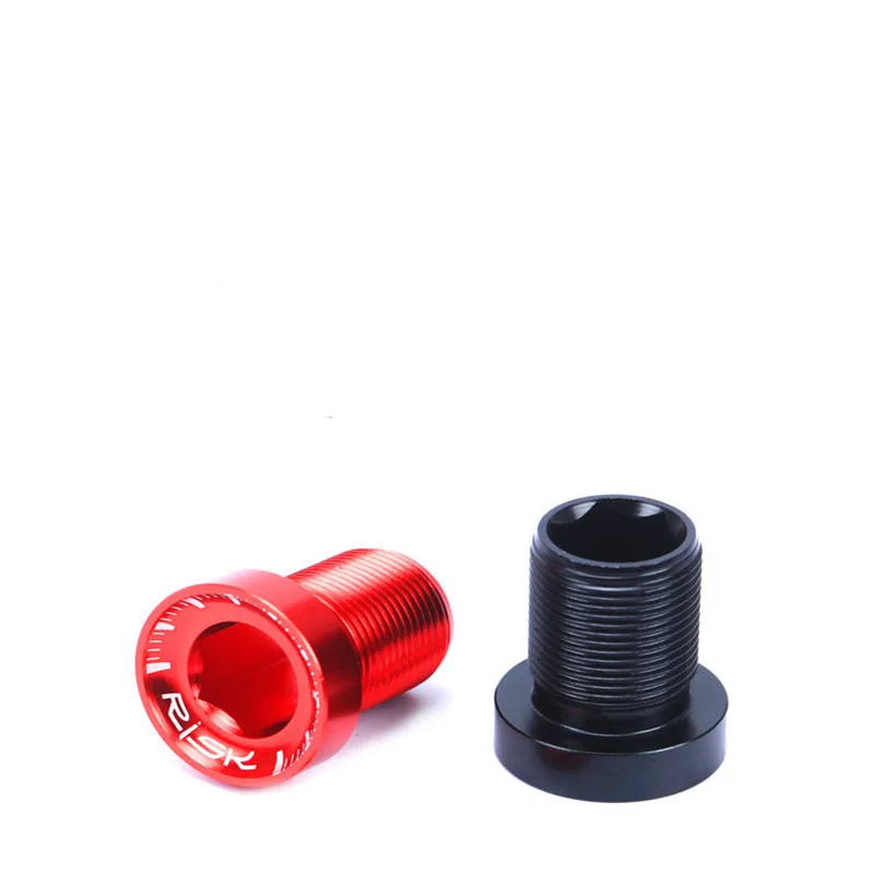 Mountain Bike Spline Crankshaft Bottom Bracket Screw Colored Aluminum Alloy Hollow Non-Waterproof Pedal Axle Fixation