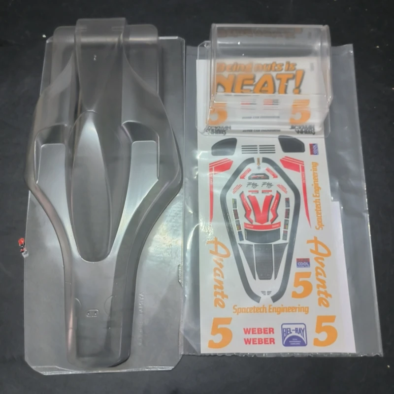 Coque transparente et feuille de décalcomanie pour Tamiya Avante, Mini camion version 1/10