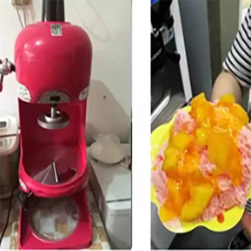 Multi-color Commercial Electric Snow Ice Shaver Bingsu Making Machine   Ice Crusher