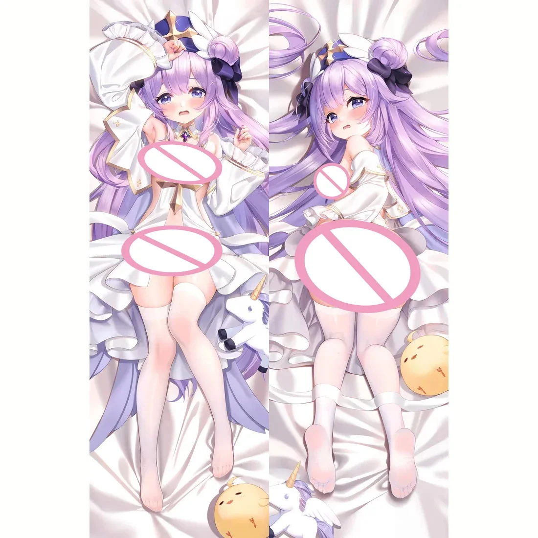 

New Pattern Cute Unicorn Azur Lane Anime Pillowcase Peach Skin 2WAY Decor Pillow Case Room Cushion Case