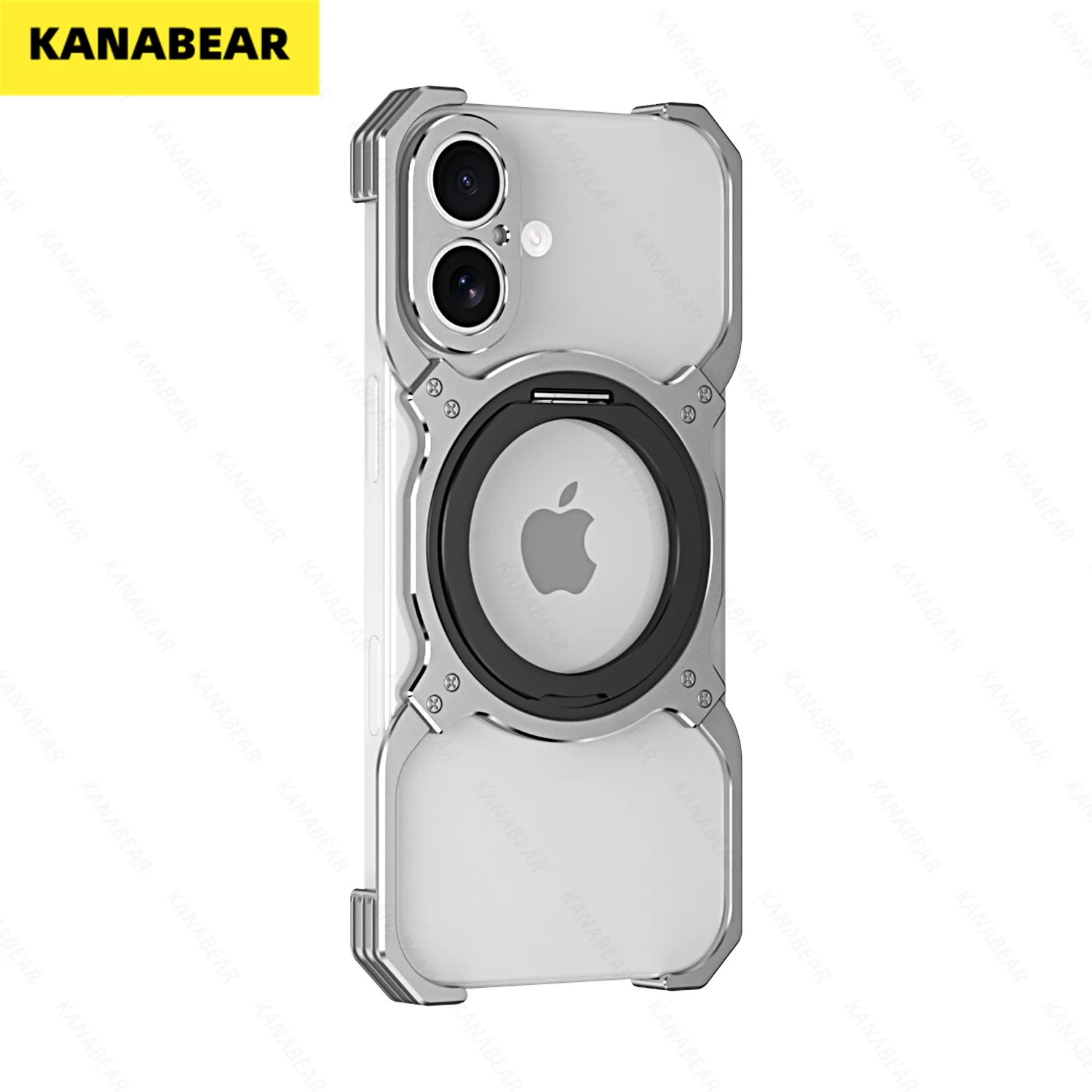 

Подходит для iPhone 17 серии 17promax/17Air/17 360. ° чехол для телефона iPhone 120 с вращающейся подставкой ° противоударный механический чехол для телефона