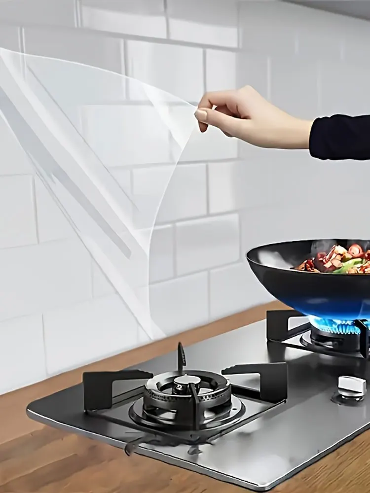 Autocollants muraux auto-adhésifs résistants à l'huile, imperméables, résistants à la chaleur, pour carrelage, four de poêle, Anti-moisissure, 1/3 pièces