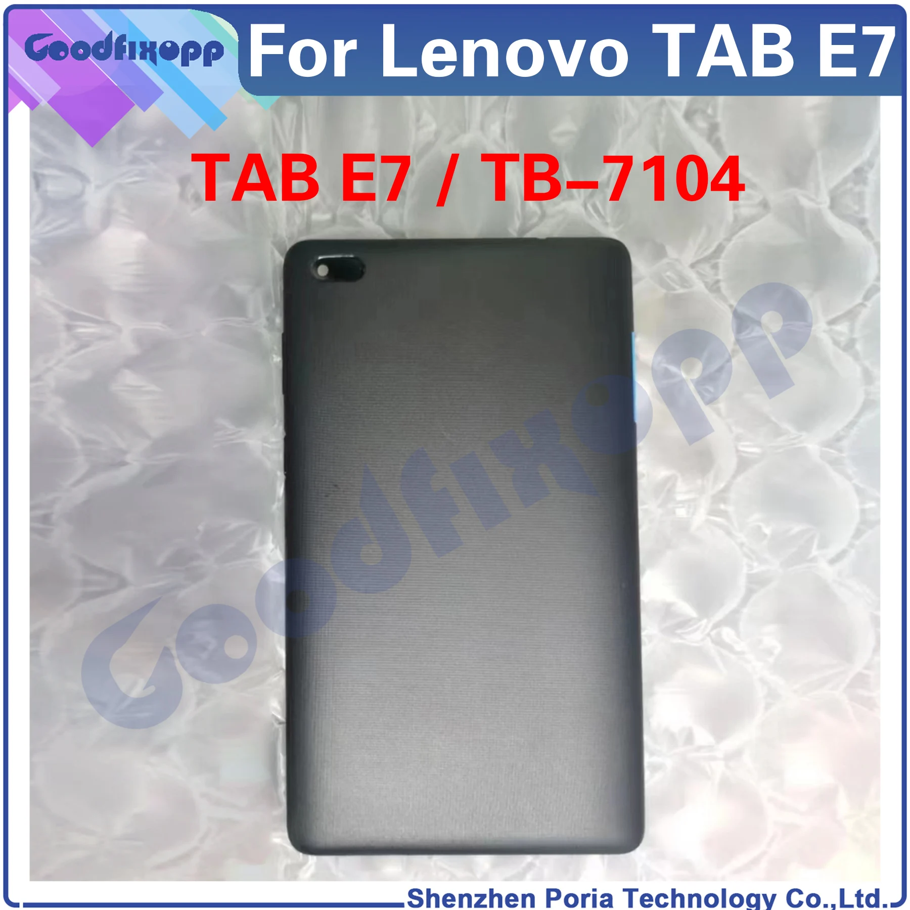 For Lenovo Tab E7 7104 TB-7104 Back Cover Door Housing Case Rear Battery Cover Repair Parts Replacement