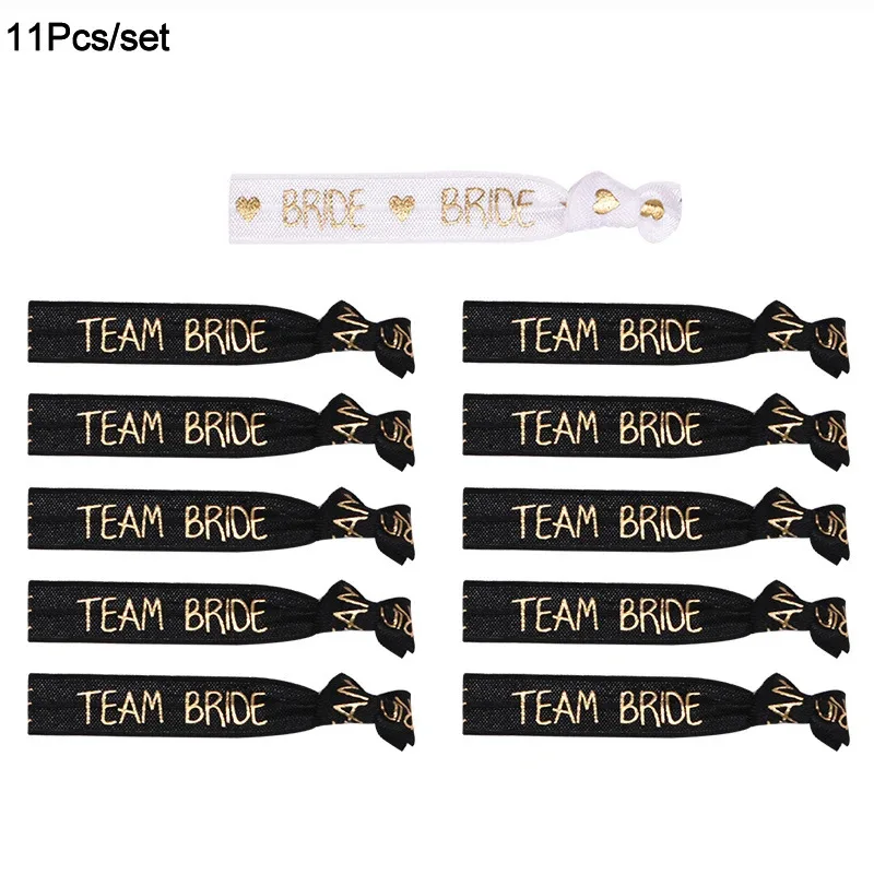 Party Favors Wristbands Bride To Be  Wedding Decoration Bridal Shower Team Bride Tribe Satin  Sash Hen Bachelorette Party Decora