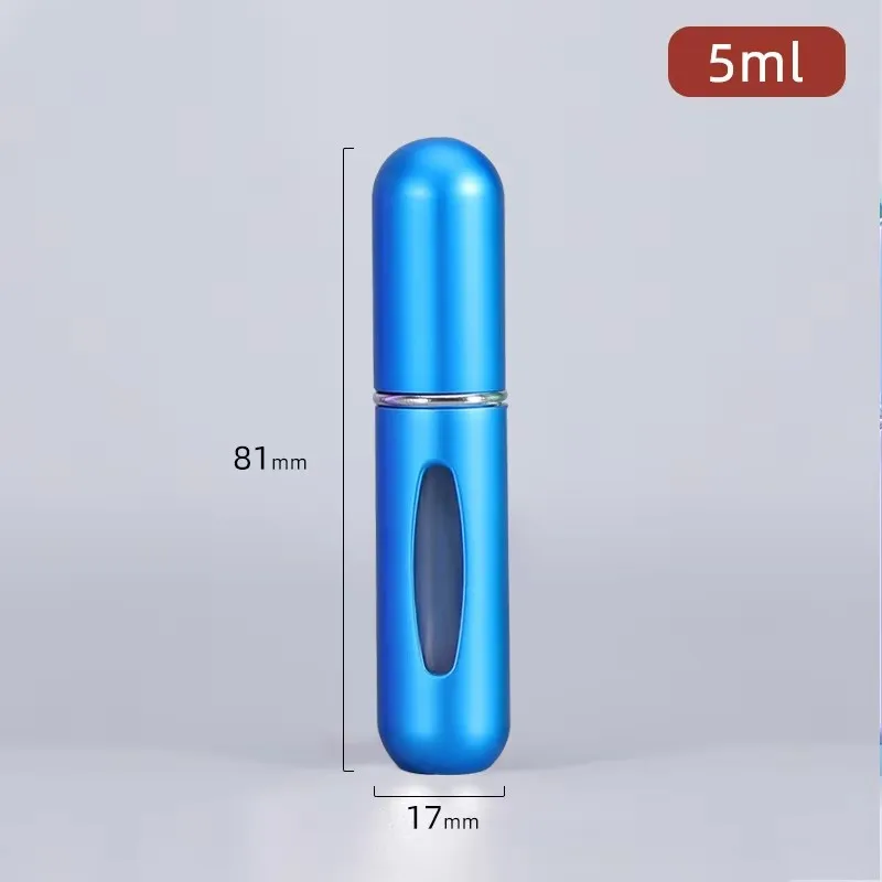 1/5 Stück nachfüllbare Parfüm-Leerflaschen mit Sprühduftpumpe, tragbare leere Kosmetikbehälter für unterwegs, Mini-Sprühzerstäuber