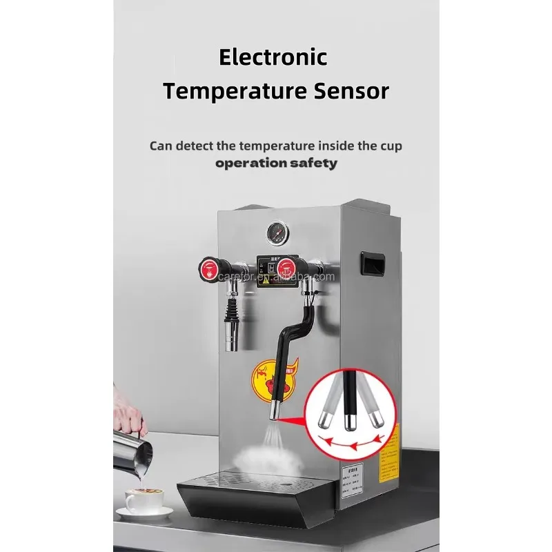 Intelligent Milk Frother Machine New Powerful Electric Milk Frother Steamer for Cafe