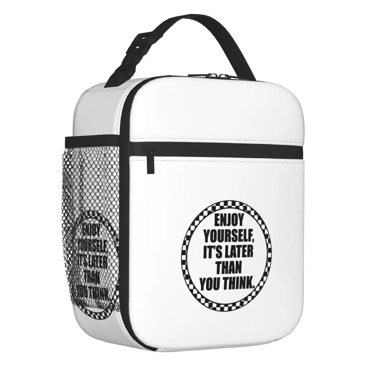 SKA Enjoy Yourself Thermal Insulated Lunch Bag Women Jamaica Music Resuable Lunch Tote for Kids School Children Storage Food Box