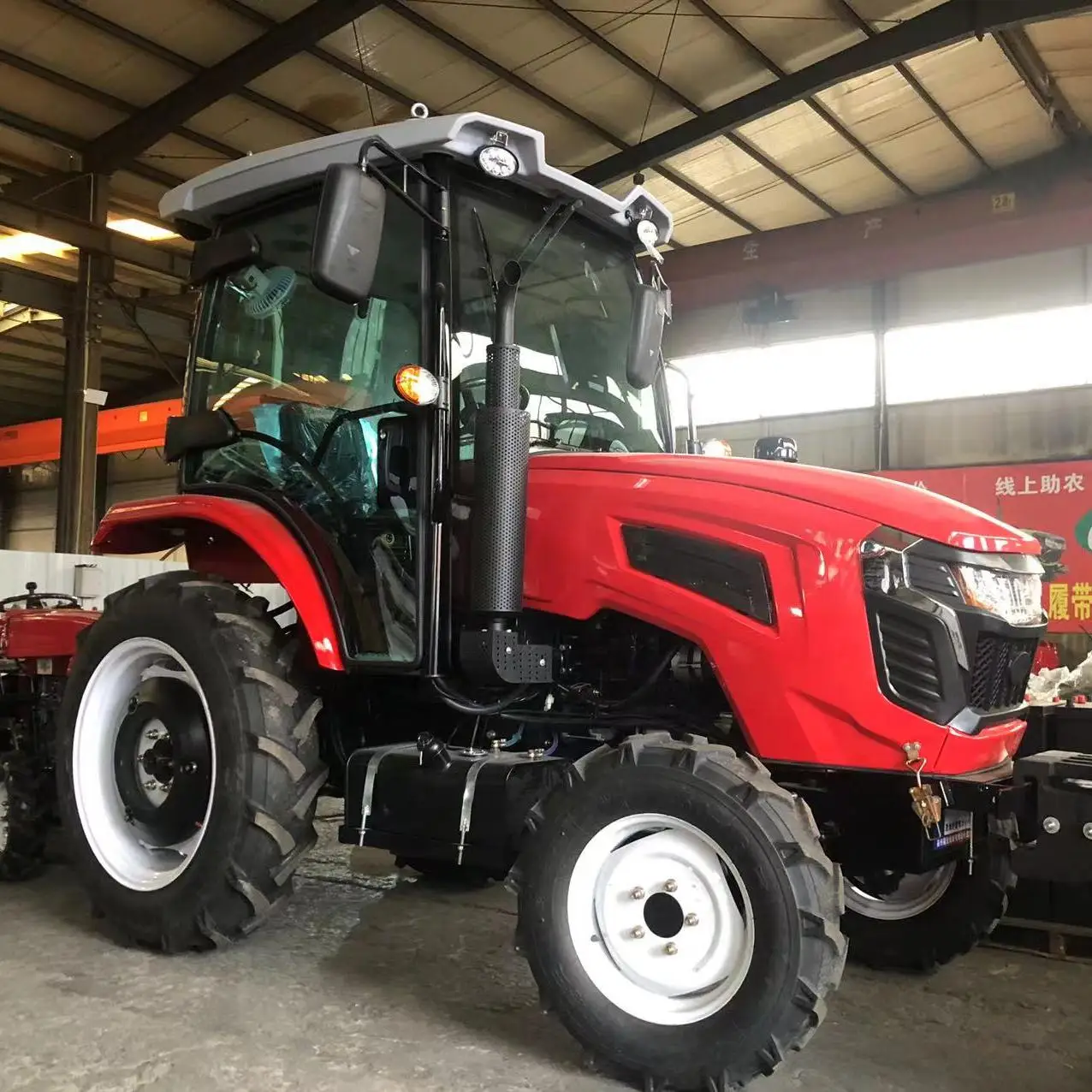 Factory Direct Supply Compact Farm Tractor 4x4 Drive Cab Diesel Engine Agricultural Machinery For Farming Land Management - view 5