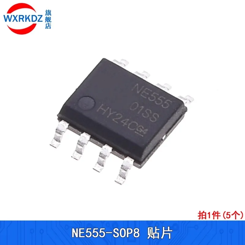 20PCS NE555P NE555 Timers & Support Products Precision IC DIP-8 SOP8