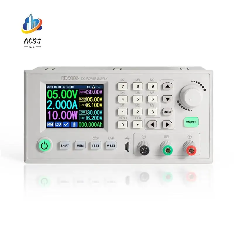 

AC57-RD6006W Digital Control Power Supply Buck Converter 60V 6A DC Voltage Step Down Power Supply Regulated Module