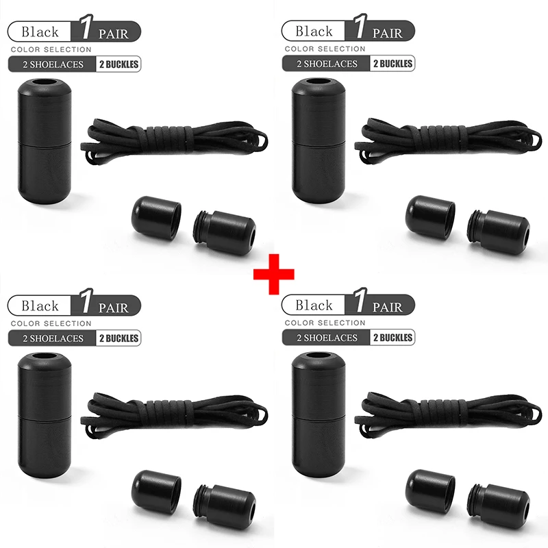 Elastische Geen Stropdas Schoenveters Halve Cirkel Veters Voor Kinderen En Volwassen Sneakers Schoenveter Quick Lui Metalen Slot Veters Schoen Strings