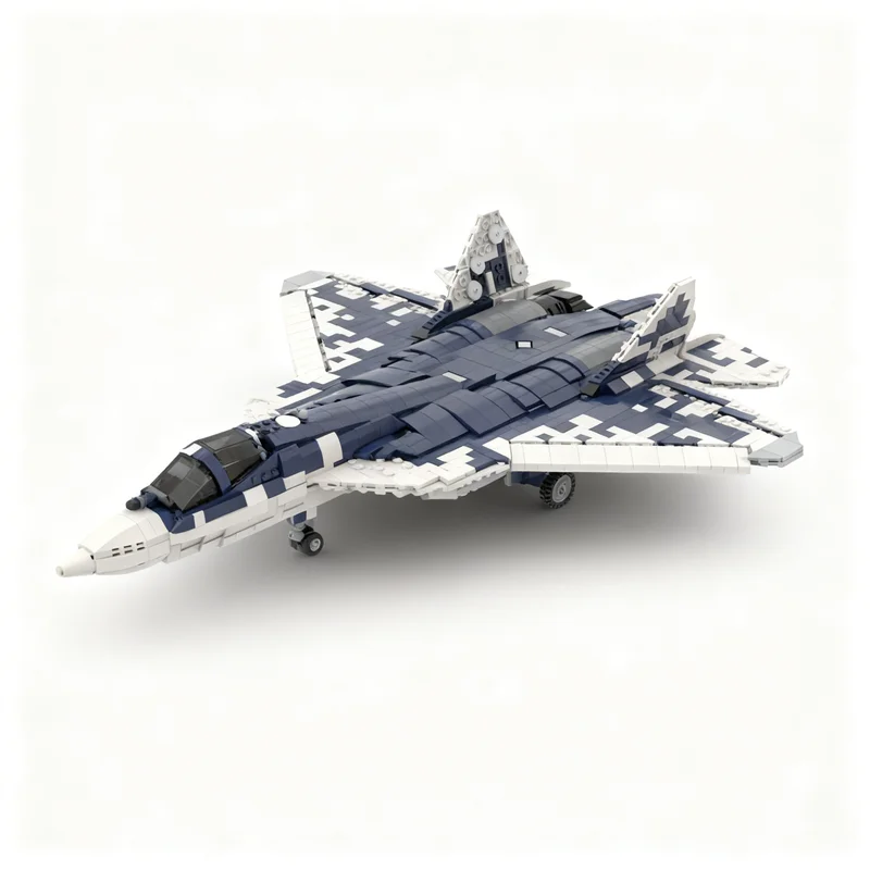 ตัวต่อ MOC Creator Expert Sukhoi SU Felon 1 จำนวน 1939 ชิ้น ขนาด 1/5 ของเล่นตัวต่อแบบประกอบเอง ไอเดียของขวัญคริสต์มาส