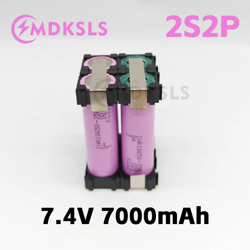 2026 New MDKSLS 2S1P-6S2P 18650-35E battery pack custom 18650-35E battery welding 3500mAh / 7000mah battery pack 7.4V to 25.2v