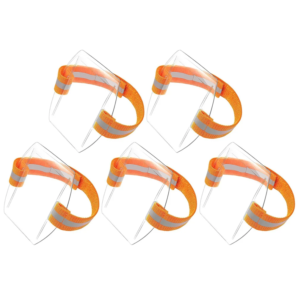 

5pcs Arm Badge Holder Adjustable PVC Clear Sleeve for ID Cards Men Women Security Worker House Use Badge Holders Tool