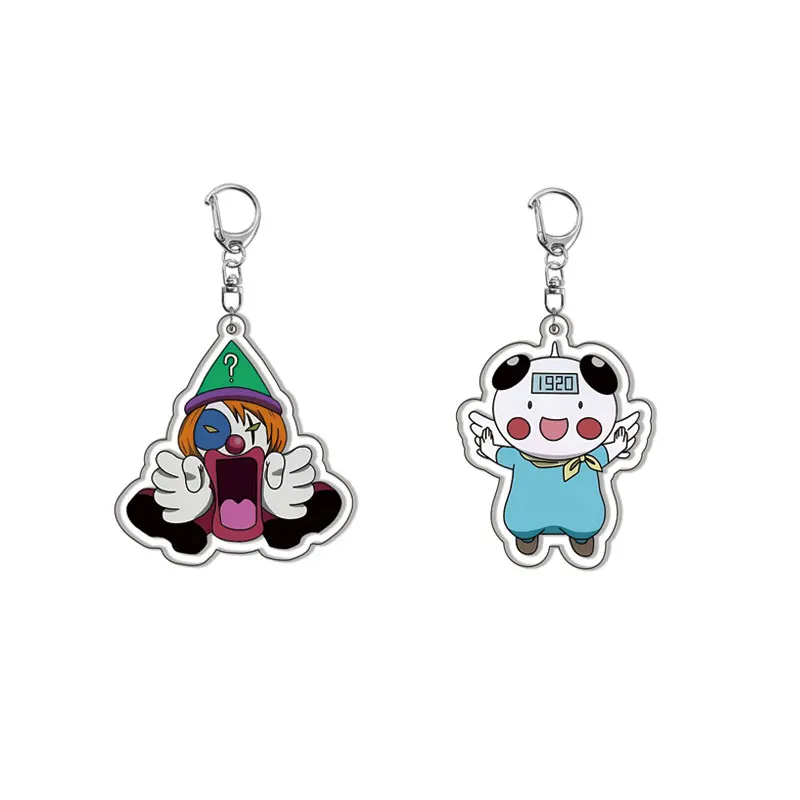 HUNTER X HUNTER Anime Keychain For Kaito Kite Crazy Clown And Knuckle Bine Bankruptcy A P R Bag Phone Pendant Key Ring Gift
