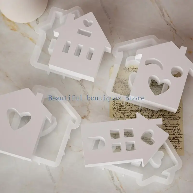 U4LF House على شكل سيليكون قالب القلاع الصغيرة القلاع لمشجعي كعكة الخبز