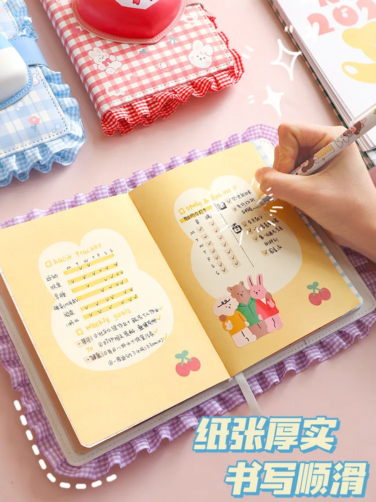 Decompression notebook girls cute hand book high value online celebrity children and girls decompression hand book gift box.