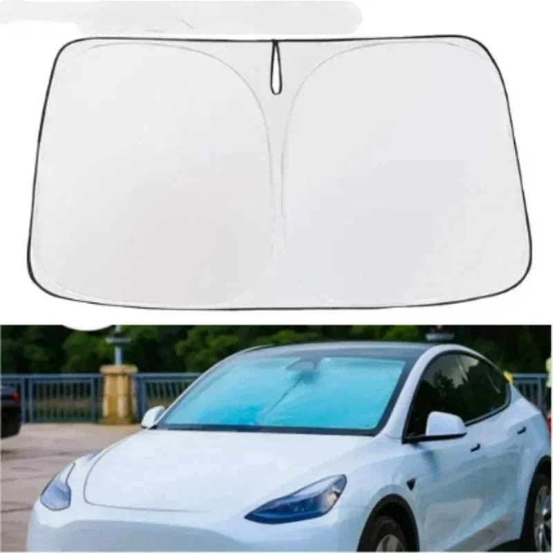 Foldable Car Windshield Sun Shade, for Cars SUVs Compact Storage Auto Sun Shield Protector to Keep Cool Protect Interior