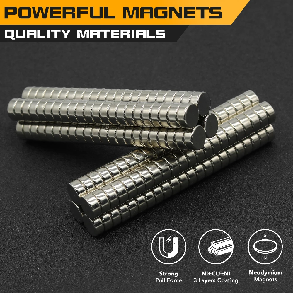 2/5/10/20/50 Pcs 12mm x 5mm N35 NdFeB Round Magnet Super Powerful Neodymium Magnets  Strong Permanent Magnetic imanes Disc 12x5